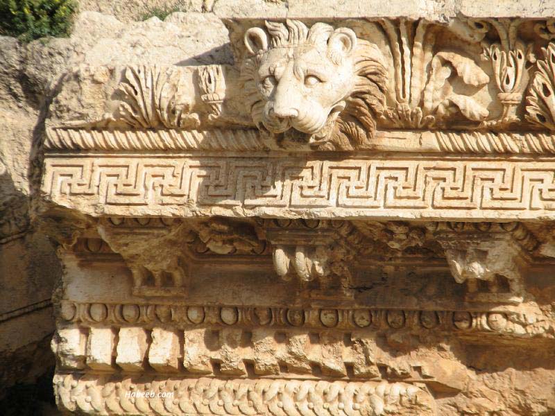 lebanon baalbeck lions head