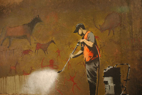 Bilder-Thread banksy-graffiti-cave-art