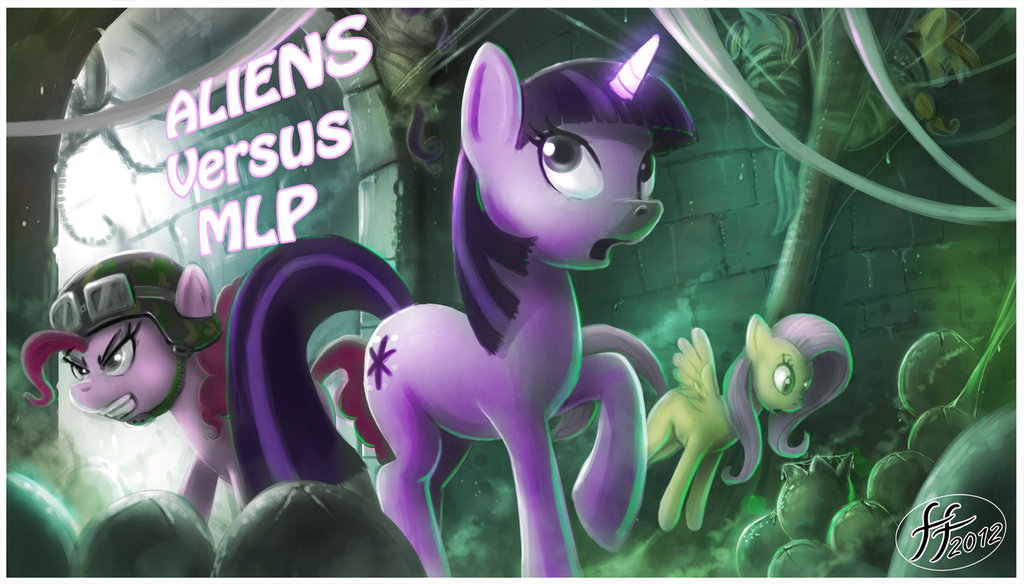 aliens versus mlp by 14 bis-d5joexc