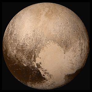 300px Global LORRI mosaic of Pluto in tr