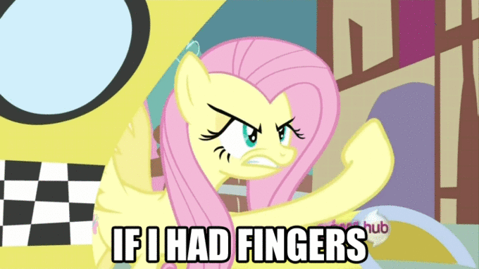 If-Fluttershy-had-fingers-my-little-pony