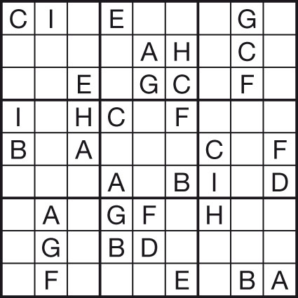 Buchstabensudoku