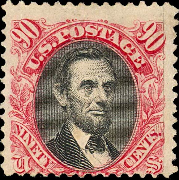 Abraham Lincoln 1869 Issue-90c
