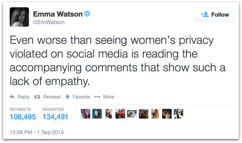 emma watson tweet