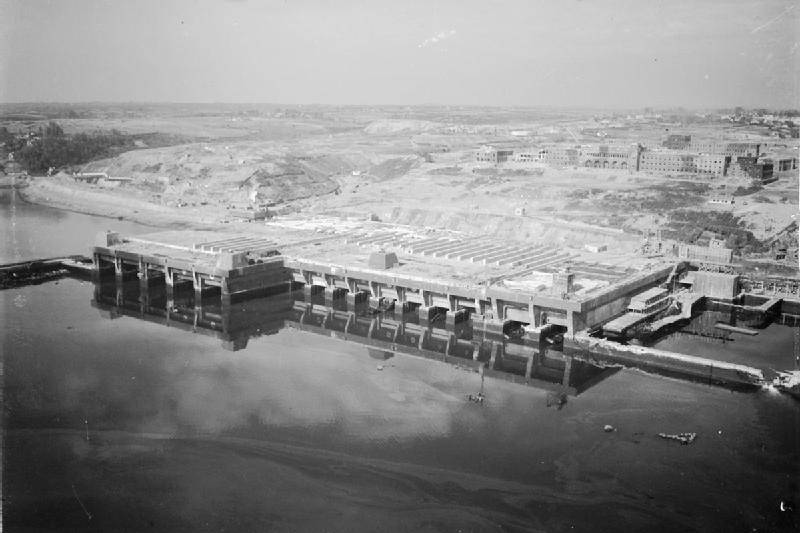 Concrete U-boat pens at Brest