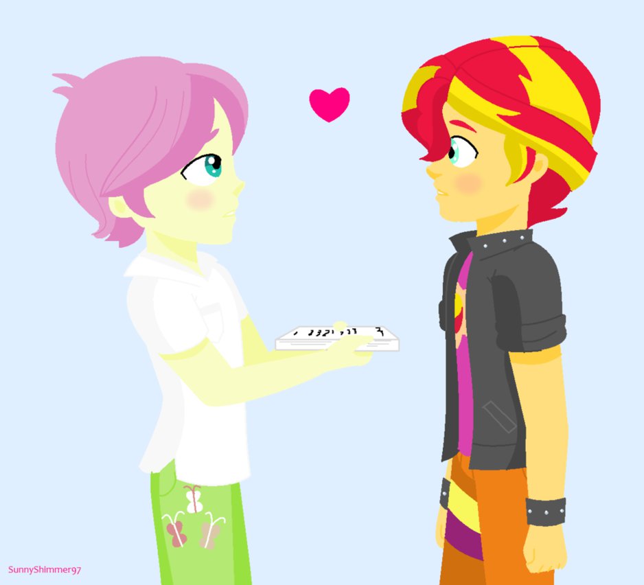 genderbent eqg  sunlight x butterscotch 