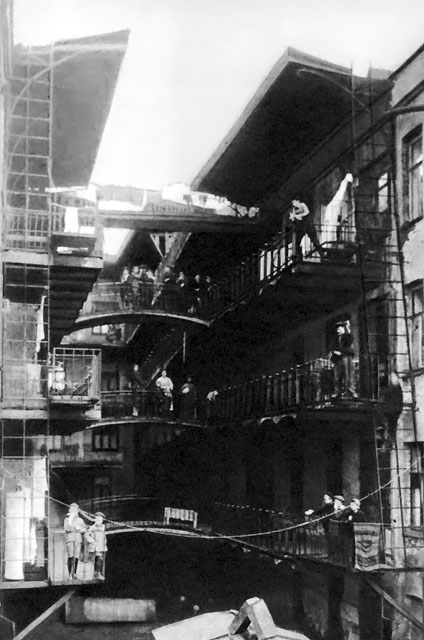 Slums in Zaryadye Moscow 1909