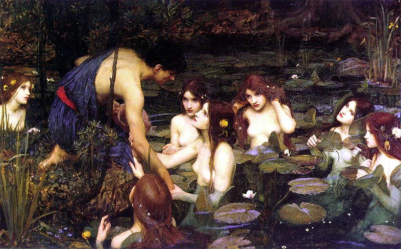 800px Waterhouse Hylas and the Nymphs Ma