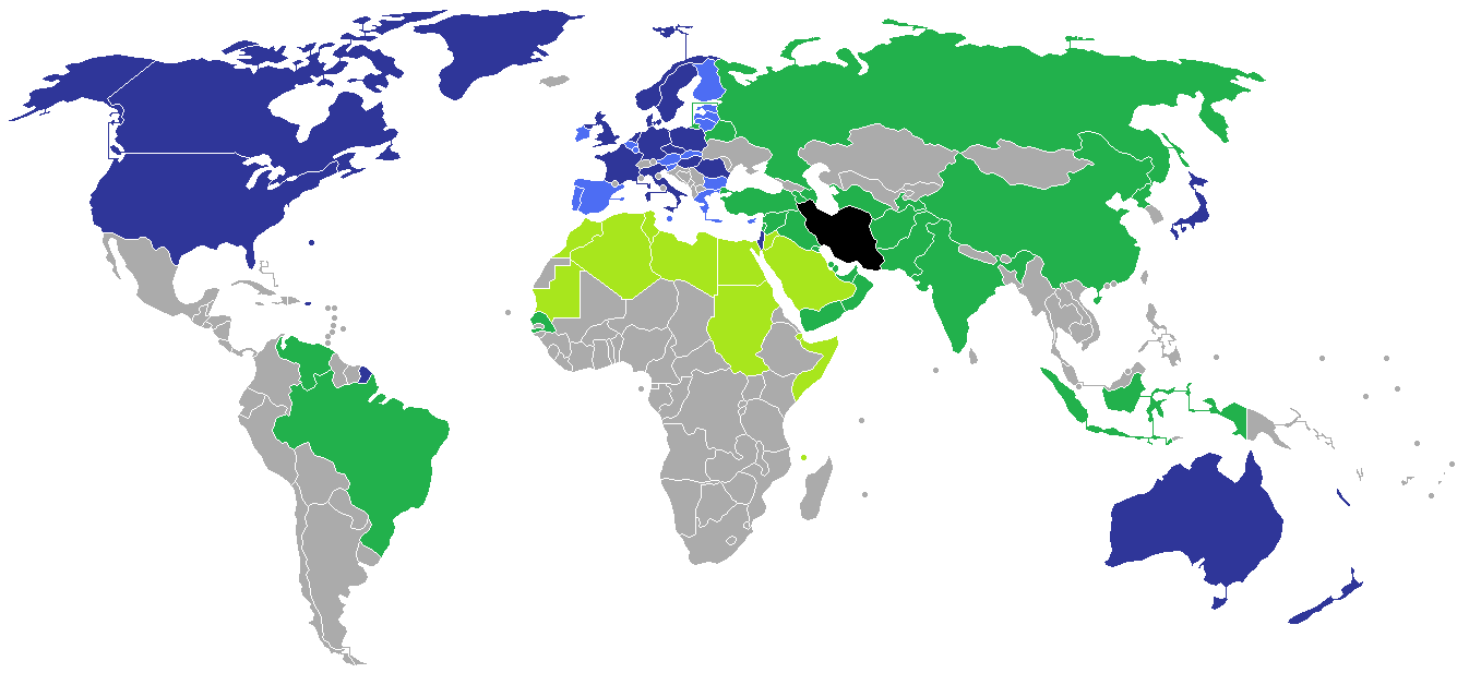 Map of the 2009 Iranian Presidential ele