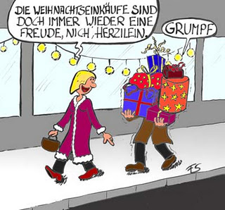 weihnachts geschenke cartoon