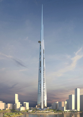 Kingdom Tower2C Jeddah2C render
