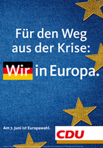 cdu wahlwerbung plakat