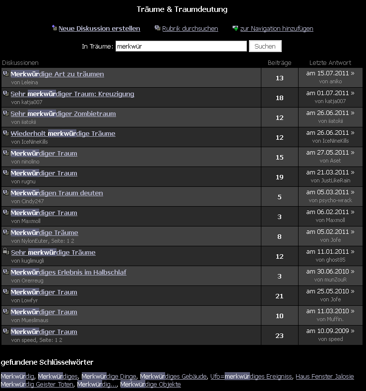 155Oi9 Traeume  Traumdeutung  Allmystery