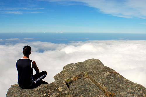 meditate sky