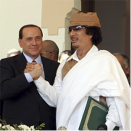 Gaddafi-Berlusconi