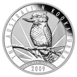 kookaburra 2009 1 oz unze australien sil