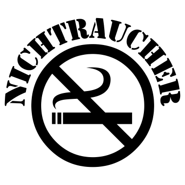 nichtraucher-aufkleber design