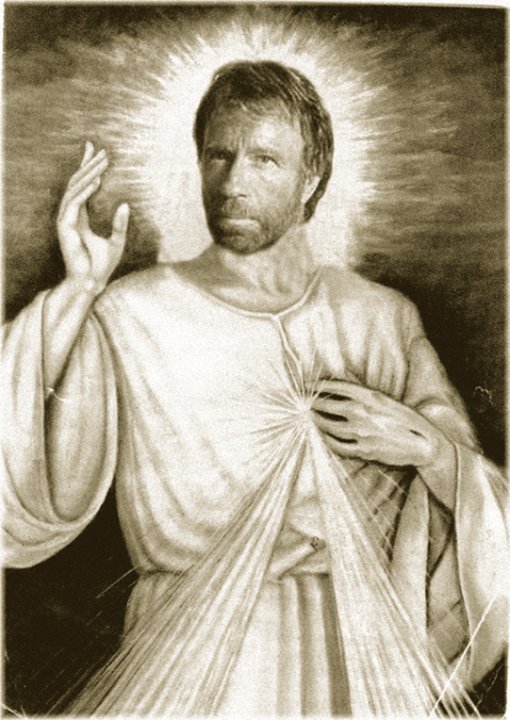 Chuck Norris as Jesus by PossumCuber