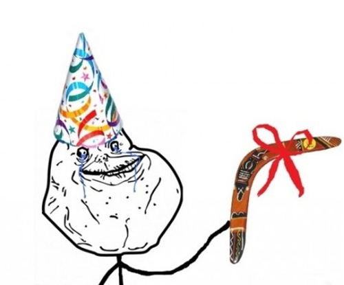 happy birthday forever alone