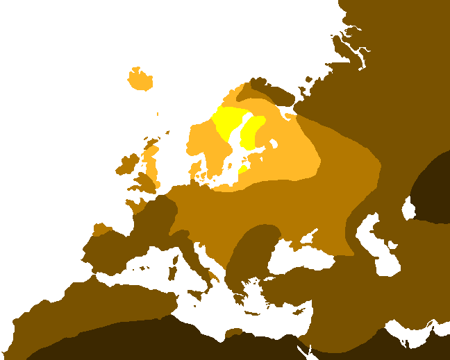 Light hair coloration map