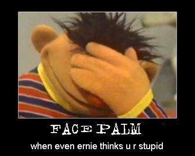 facepalm ernie