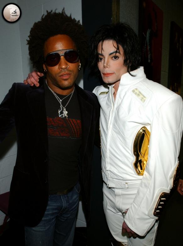 MJ with LENNY KRAVITES