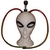 icon 2 way alien head