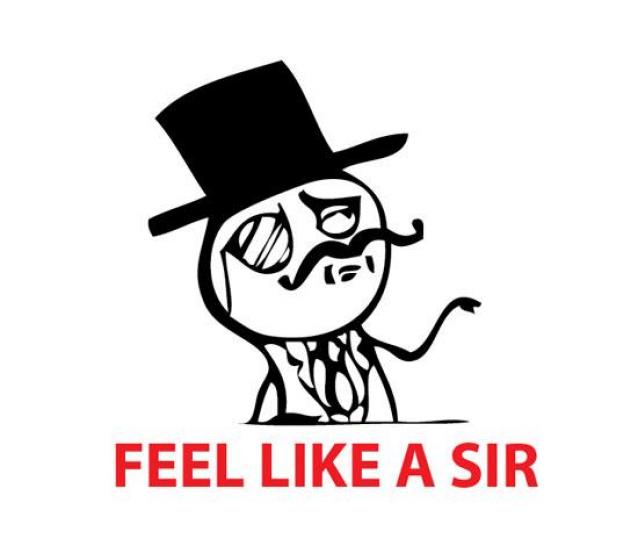 Trollfaces-Kompendium - Feel like a Sir