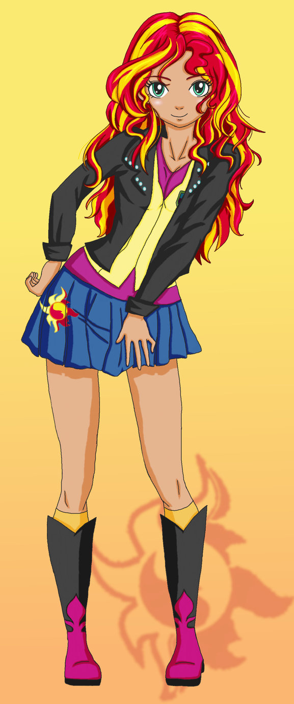 human sunset shimmer by erim kawamori-d8