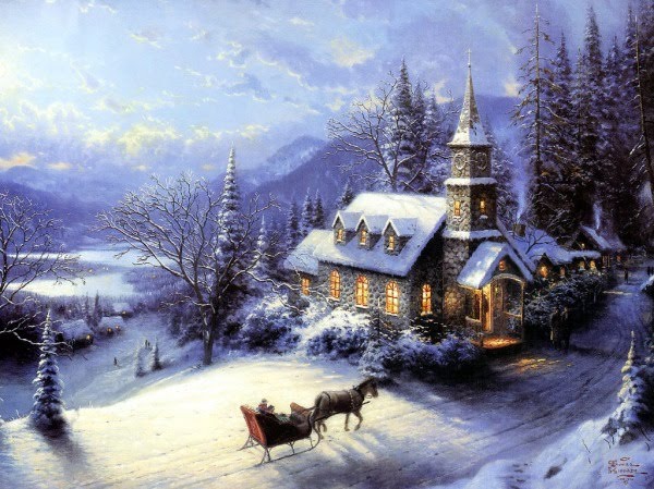 pics - christmas - thomas kinkade - i ll