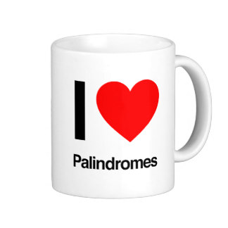 i love palindromes coffee mug-ref49100b1