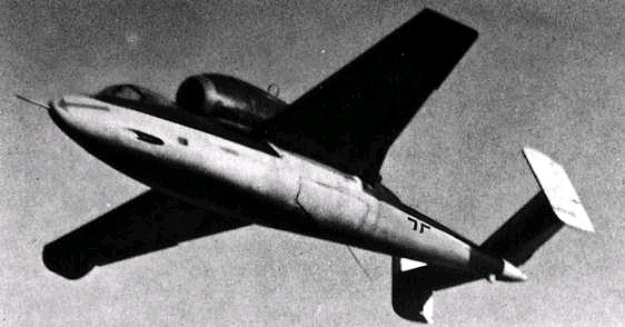 He 162 flying