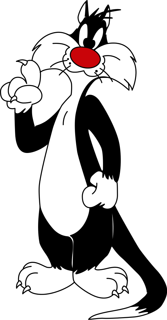 535px-Sylvester the Cat.svg