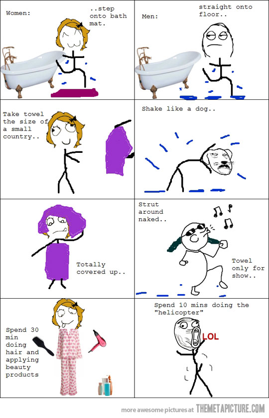 funny-after-shower-men-women