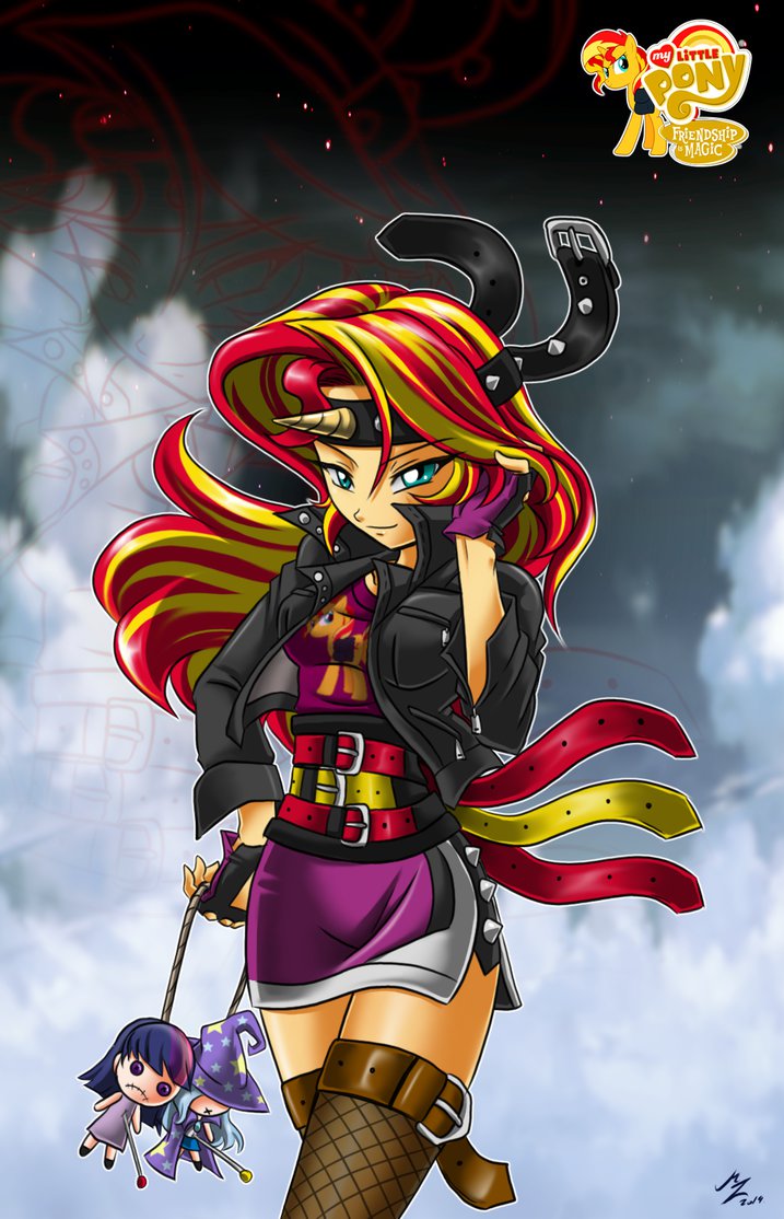 fan sunset shimmer by mauroz-d84mz8z