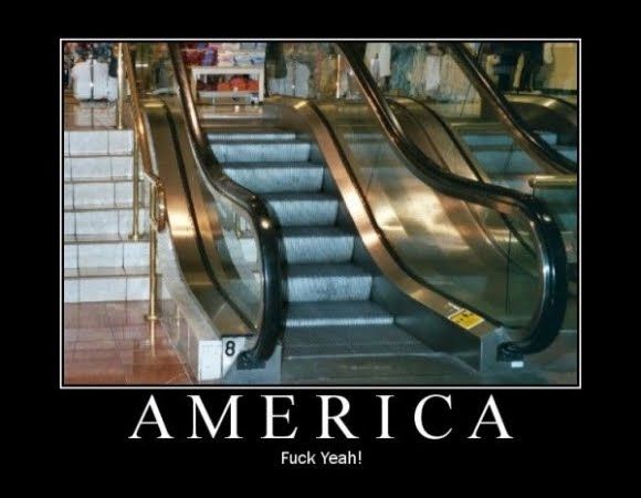 america-f-yeah-motivational-escalator