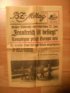 zeitung vom 22 06 1940 frankreich