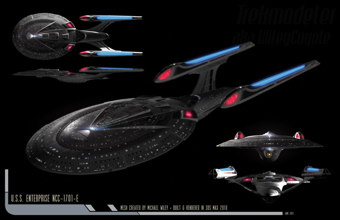 enterprise e schematic by trekmodeler-d4