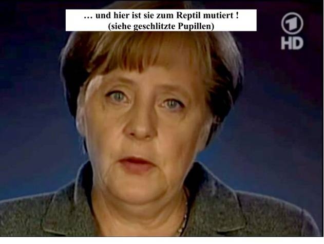 Angela Merkel Ist Ein Reptoid