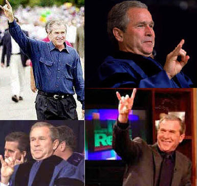 bush satan worship