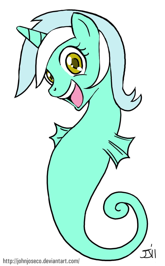 sea pony lyra in all her glory by johnjo