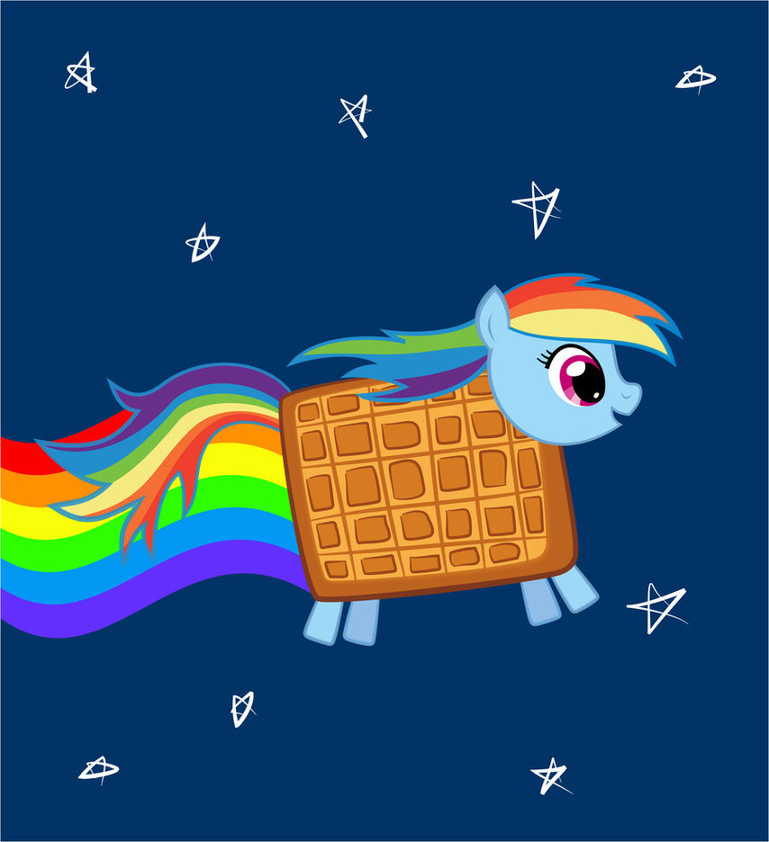 waffle pony  colour     rainbows    by p