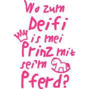 Wo-zum-Deifi-si-mei-Prinz-mit-sei-m-Pfer