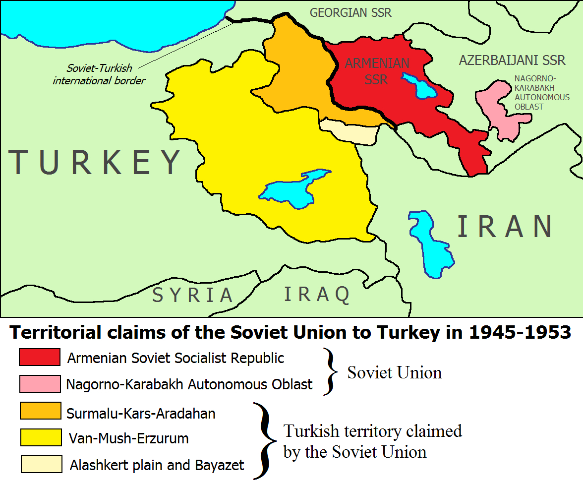 Soviet claims to Turkey in 1945 1953