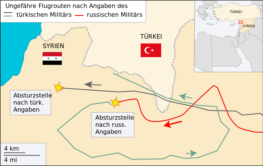 924px-Sukhoi Su-24 shootdown Syrian-Turk