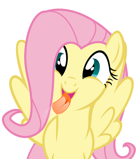 Fluttershylicksthescreen