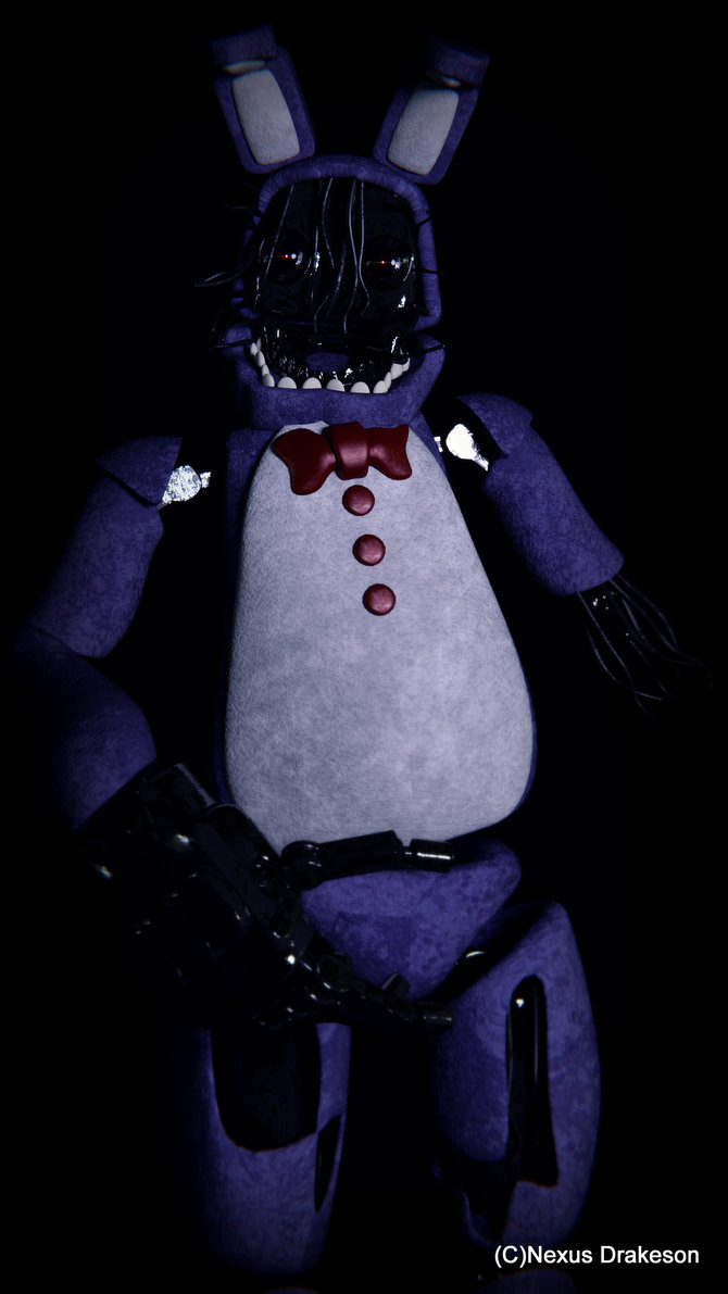 fnaf2  bonnie the bunny  disrepair  by n