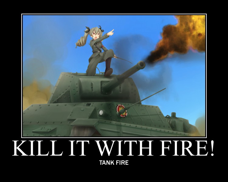 girls und panzer  fire by history nerd-d