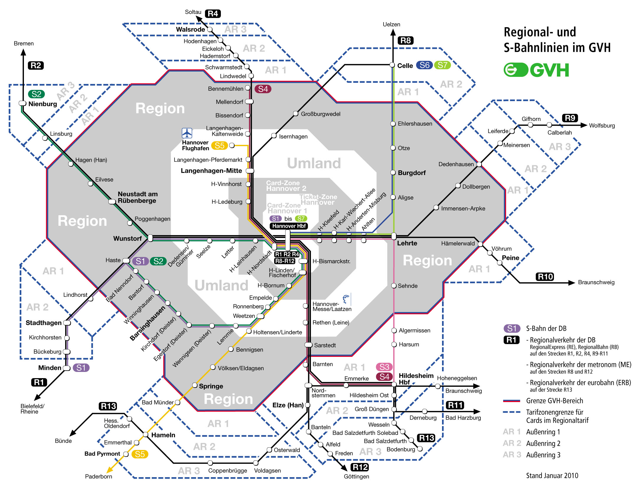Urban plan Hanover Germany