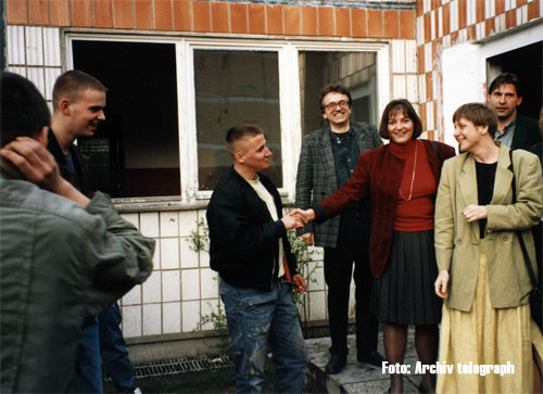 Merkel Magdeburg BAU 2 April 1993